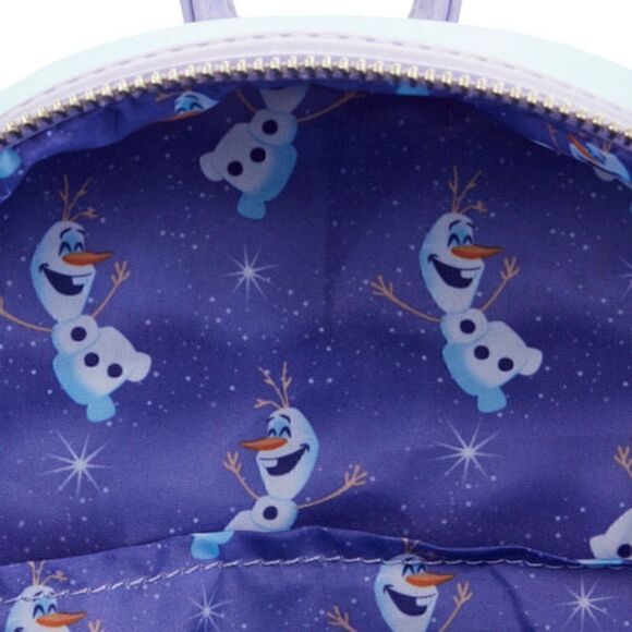 Loungefly Disney Frozen Queen Elsa Castle Mini Backpack NWT - Picture 7 of 16